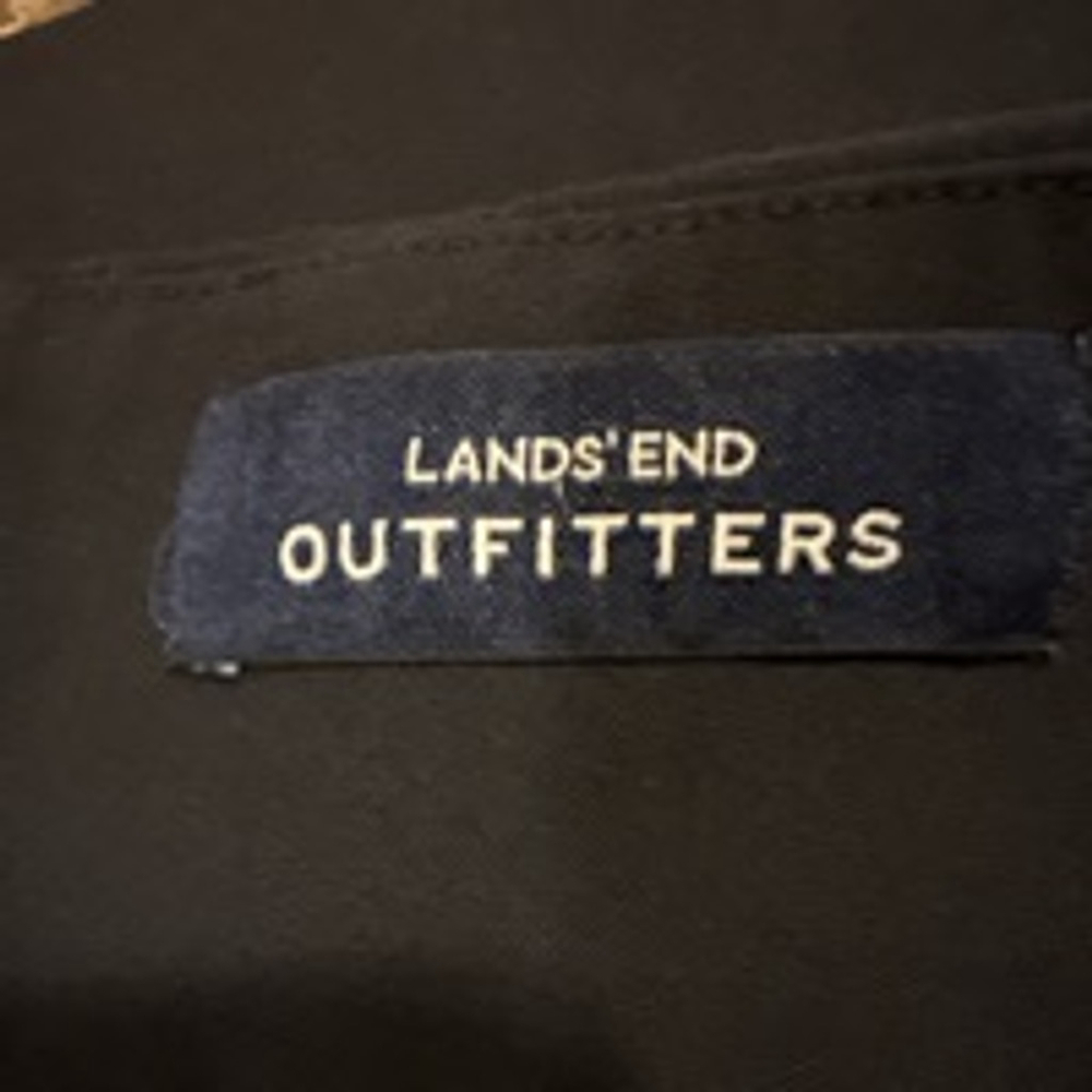 Women's Lands' End Navy Blue Wool Blend Skirt Size 8 - Picture 3 of 7